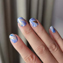 Load image into Gallery viewer, Buy Hadria Art Premium Designer Nail Polish Wraps & Semicured Gel Nail Stickers at the lowest price in Singapore from NAILWRAP.CO. Worldwide Shipping. Achieve instant designer nail art manicure in under 10 minutes - perfect for bridal, wedding and special occasion.