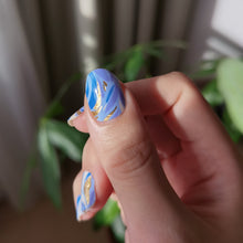 Load image into Gallery viewer, Buy Hadria Art Premium Designer Nail Polish Wraps & Semicured Gel Nail Stickers at the lowest price in Singapore from NAILWRAP.CO. Worldwide Shipping. Achieve instant designer nail art manicure in under 10 minutes - perfect for bridal, wedding and special occasion.