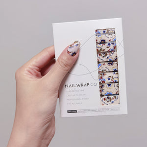 Buy Akina Oriental Floral Premium Designer Nail Polish Wraps & Semicured Gel Nail Stickers at the lowest price in Singapore from NAILWRAP.CO. Worldwide Shipping. Achieve instant designer nail art manicure in under 10 minutes - perfect for bridal, wedding and special occasion.