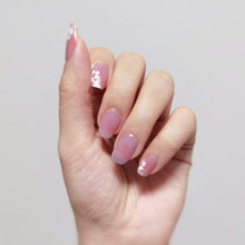 Load image into Gallery viewer, Buy Misaki White Floral Premium Designer Nail Polish Wraps & Semicured Gel Nail Stickers at the lowest price in Singapore from NAILWRAP.CO. Worldwide Shipping. Achieve instant designer nail art manicure in under 10 minutes - perfect for bridal, wedding and special occasion.