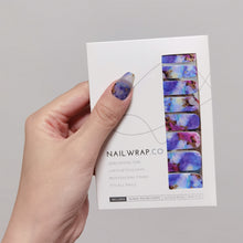 Load image into Gallery viewer, Buy Ciara Gold Foil Premium Designer Nail Polish Wraps & Semicured Gel Nail Stickers at the lowest price in Singapore from NAILWRAP.CO. Worldwide Shipping. Achieve instant designer nail art manicure in under 10 minutes - perfect for bridal, wedding and special occasion.