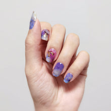 Load image into Gallery viewer, Buy Ciara Gold Foil Premium Designer Nail Polish Wraps & Semicured Gel Nail Stickers at the lowest price in Singapore from NAILWRAP.CO. Worldwide Shipping. Achieve instant designer nail art manicure in under 10 minutes - perfect for bridal, wedding and special occasion.