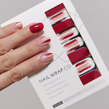 Load image into Gallery viewer, Buy Rosa Premium Designer Nail Polish Wraps & Semicured Gel Nail Stickers at the lowest price in Singapore from NAILWRAP.CO. Worldwide Shipping. Achieve instant designer nail art manicure in under 10 minutes - perfect for bridal, wedding and special occasion.
