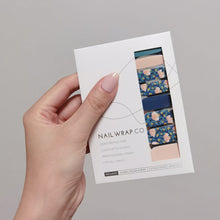 Load image into Gallery viewer, Buy Tiana Floral Premium Designer Nail Polish Wraps & Semicured Gel Nail Stickers at the lowest price in Singapore from NAILWRAP.CO. Worldwide Shipping. Achieve instant designer nail art manicure in under 10 minutes - perfect for bridal, wedding and special occasion.
