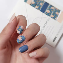 Load image into Gallery viewer, Buy Tiana Floral Premium Designer Nail Polish Wraps & Semicured Gel Nail Stickers at the lowest price in Singapore from NAILWRAP.CO. Worldwide Shipping. Achieve instant designer nail art manicure in under 10 minutes - perfect for bridal, wedding and special occasion.