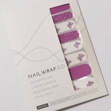 Load image into Gallery viewer, Buy Butterfly Secret Premium Designer Nail Polish Wraps & Semicured Gel Nail Stickers at the lowest price in Singapore from NAILWRAP.CO. Worldwide Shipping. Achieve instant designer nail art manicure in under 10 minutes - perfect for bridal, wedding and special occasion.