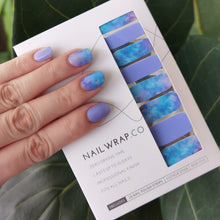 Load image into Gallery viewer, Buy Delora Cloudscape Premium Designer Nail Polish Wraps & Semicured Gel Nail Stickers at the lowest price in Singapore from NAILWRAP.CO. Worldwide Shipping. Achieve instant designer nail art manicure in under 10 minutes - perfect for bridal, wedding and special occasion.