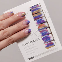 Load image into Gallery viewer, Buy Arina Shimmer Paint Premium Designer Nail Polish Wraps & Semicured Gel Nail Stickers at the lowest price in Singapore from NAILWRAP.CO. Worldwide Shipping. Achieve instant designer nail art manicure in under 10 minutes - perfect for bridal, wedding and special occasion.