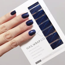Load image into Gallery viewer, Buy Night Sky ๐ Premium Designer Nail Polish Wraps & Semicured Gel Nail Stickers at the lowest price in Singapore from NAILWRAP.CO. Worldwide Shipping. Achieve instant designer nail art manicure in under 10 minutes - perfect for bridal, wedding and special occasion.