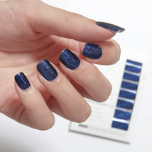 Load image into Gallery viewer, Buy Night Sky ๐ Premium Designer Nail Polish Wraps & Semicured Gel Nail Stickers at the lowest price in Singapore from NAILWRAP.CO. Worldwide Shipping. Achieve instant designer nail art manicure in under 10 minutes - perfect for bridal, wedding and special occasion.