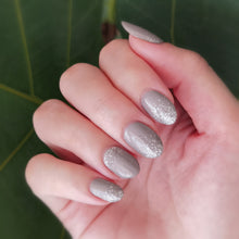 Load image into Gallery viewer, Buy Arabella Glitter Premium Designer Nail Polish Wraps & Semicured Gel Nail Stickers at the lowest price in Singapore from NAILWRAP.CO. Worldwide Shipping. Achieve instant designer nail art manicure in under 10 minutes - perfect for bridal, wedding and special occasion.