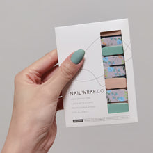Load image into Gallery viewer, Buy Kyrah Botanical Premium Designer Nail Polish Wraps & Semicured Gel Nail Stickers at the lowest price in Singapore from NAILWRAP.CO. Worldwide Shipping. Achieve instant designer nail art manicure in under 10 minutes - perfect for bridal, wedding and special occasion.
