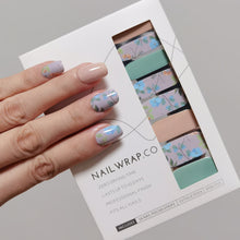 Load image into Gallery viewer, Buy Kyrah Botanical Premium Designer Nail Polish Wraps & Semicured Gel Nail Stickers at the lowest price in Singapore from NAILWRAP.CO. Worldwide Shipping. Achieve instant designer nail art manicure in under 10 minutes - perfect for bridal, wedding and special occasion.