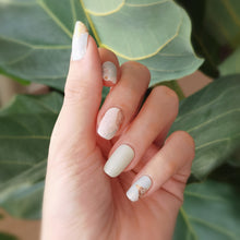 Load image into Gallery viewer, Buy Sabina Butterfly Garden 🦋 Premium Designer Nail Polish Wraps & Semicured Gel Nail Stickers at the lowest price in Singapore from NAILWRAP.CO. Worldwide Shipping. Achieve instant designer nail art manicure in under 10 minutes - perfect for bridal, wedding and special occasion.