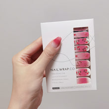 Load image into Gallery viewer, Buy Aleena Rosé Premium Designer Nail Polish Wraps &amp; Semicured Gel Nail Stickers at the lowest price in Singapore from NAILWRAP.CO. Worldwide Shipping. Achieve instant designer nail art manicure in under 10 minutes - perfect for bridal, wedding and special occasion.