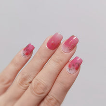 Load image into Gallery viewer, Buy Aleena Rosé Premium Designer Nail Polish Wraps & Semicured Gel Nail Stickers at the lowest price in Singapore from NAILWRAP.CO. Worldwide Shipping. Achieve instant designer nail art manicure in under 10 minutes - perfect for bridal, wedding and special occasion.
