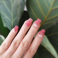 Load image into Gallery viewer, Buy Aleena Rosé Premium Designer Nail Polish Wraps & Semicured Gel Nail Stickers at the lowest price in Singapore from NAILWRAP.CO. Worldwide Shipping. Achieve instant designer nail art manicure in under 10 minutes - perfect for bridal, wedding and special occasion.