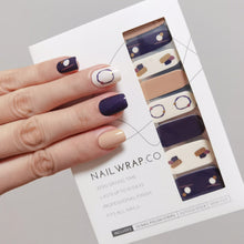 Load image into Gallery viewer, Buy Yareli Mod Chic Premium Designer Nail Polish Wraps & Semicured Gel Nail Stickers at the lowest price in Singapore from NAILWRAP.CO. Worldwide Shipping. Achieve instant designer nail art manicure in under 10 minutes - perfect for bridal, wedding and special occasion.