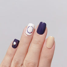 Load image into Gallery viewer, Buy Yareli Mod Chic Premium Designer Nail Polish Wraps & Semicured Gel Nail Stickers at the lowest price in Singapore from NAILWRAP.CO. Worldwide Shipping. Achieve instant designer nail art manicure in under 10 minutes - perfect for bridal, wedding and special occasion.