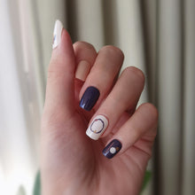 Load image into Gallery viewer, Buy Yareli Mod Chic Premium Designer Nail Polish Wraps & Semicured Gel Nail Stickers at the lowest price in Singapore from NAILWRAP.CO. Worldwide Shipping. Achieve instant designer nail art manicure in under 10 minutes - perfect for bridal, wedding and special occasion.