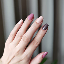 Load image into Gallery viewer, Buy Neutral Blush Palette (Solid) Premium Designer Nail Polish Wraps & Semicured Gel Nail Stickers at the lowest price in Singapore from NAILWRAP.CO. Worldwide Shipping. Achieve instant designer nail art manicure in under 10 minutes - perfect for bridal, wedding and special occasion.