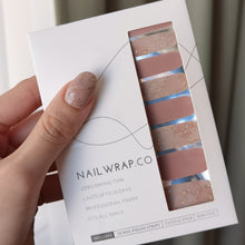 Load image into Gallery viewer, Buy Mavina Pixie Dust Premium Designer Nail Polish Wraps & Semicured Gel Nail Stickers at the lowest price in Singapore from NAILWRAP.CO. Worldwide Shipping. Achieve instant designer nail art manicure in under 10 minutes - perfect for bridal, wedding and special occasion.