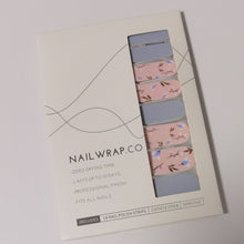 Load image into Gallery viewer, Buy Annalise Floral Premium Designer Nail Polish Wraps & Semicured Gel Nail Stickers at the lowest price in Singapore from NAILWRAP.CO. Worldwide Shipping. Achieve instant designer nail art manicure in under 10 minutes - perfect for bridal, wedding and special occasion.