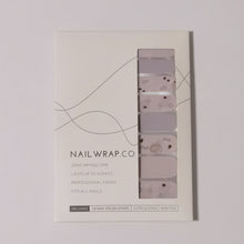 Load image into Gallery viewer, Buy Lorena Abstract Patterns Premium Designer Nail Polish Wraps & Semicured Gel Nail Stickers at the lowest price in Singapore from NAILWRAP.CO. Worldwide Shipping. Achieve instant designer nail art manicure in under 10 minutes - perfect for bridal, wedding and special occasion.