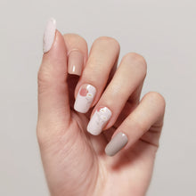 Load image into Gallery viewer, Buy Ami Daisy 🌼 Premium Designer Nail Polish Wraps & Semicured Gel Nail Stickers at the lowest price in Singapore from NAILWRAP.CO. Worldwide Shipping. Achieve instant designer nail art manicure in under 10 minutes - perfect for bridal, wedding and special occasion.