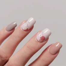 Load image into Gallery viewer, Buy Ami Daisy 🌼 Premium Designer Nail Polish Wraps & Semicured Gel Nail Stickers at the lowest price in Singapore from NAILWRAP.CO. Worldwide Shipping. Achieve instant designer nail art manicure in under 10 minutes - perfect for bridal, wedding and special occasion.