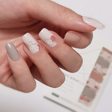 Load image into Gallery viewer, Buy Ami Daisy 🌼 Premium Designer Nail Polish Wraps & Semicured Gel Nail Stickers at the lowest price in Singapore from NAILWRAP.CO. Worldwide Shipping. Achieve instant designer nail art manicure in under 10 minutes - perfect for bridal, wedding and special occasion.