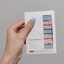 Load image into Gallery viewer, Buy Annalise Floral Premium Designer Nail Polish Wraps & Semicured Gel Nail Stickers at the lowest price in Singapore from NAILWRAP.CO. Worldwide Shipping. Achieve instant designer nail art manicure in under 10 minutes - perfect for bridal, wedding and special occasion.
