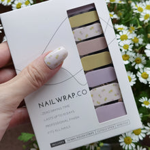 Load image into Gallery viewer, Buy Perrie Pastel Flower Premium Designer Nail Polish Wraps & Semicured Gel Nail Stickers at the lowest price in Singapore from NAILWRAP.CO. Worldwide Shipping. Achieve instant designer nail art manicure in under 10 minutes - perfect for bridal, wedding and special occasion.