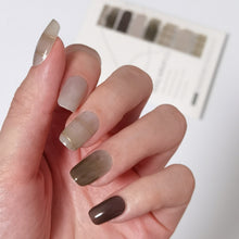 Load image into Gallery viewer, Buy Rielle Plaid Premium Designer Nail Polish Wraps & Semicured Gel Nail Stickers at the lowest price in Singapore from NAILWRAP.CO. Worldwide Shipping. Achieve instant designer nail art manicure in under 10 minutes - perfect for bridal, wedding and special occasion.