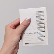 Load image into Gallery viewer, Buy Touch of Sparkle Premium Designer Nail Polish Wraps & Semicured Gel Nail Stickers at the lowest price in Singapore from NAILWRAP.CO. Worldwide Shipping. Achieve instant designer nail art manicure in under 10 minutes - perfect for bridal, wedding and special occasion.