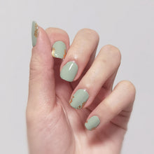 Load image into Gallery viewer, Buy Loui Gold Foil Premium Designer Nail Polish Wraps & Semicured Gel Nail Stickers at the lowest price in Singapore from NAILWRAP.CO. Worldwide Shipping. Achieve instant designer nail art manicure in under 10 minutes - perfect for bridal, wedding and special occasion.