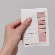 Load image into Gallery viewer, Buy Ayla Floral Premium Designer Nail Polish Wraps & Semicured Gel Nail Stickers at the lowest price in Singapore from NAILWRAP.CO. Worldwide Shipping. Achieve instant designer nail art manicure in under 10 minutes - perfect for bridal, wedding and special occasion.