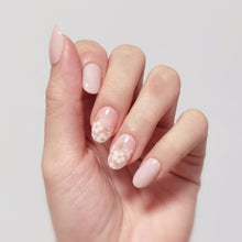 Load image into Gallery viewer, Buy Ayla Floral Premium Designer Nail Polish Wraps & Semicured Gel Nail Stickers at the lowest price in Singapore from NAILWRAP.CO. Worldwide Shipping. Achieve instant designer nail art manicure in under 10 minutes - perfect for bridal, wedding and special occasion.