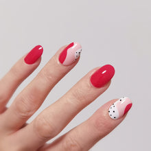 Load image into Gallery viewer, Buy Danna Abstract Premium Designer Nail Polish Wraps & Semicured Gel Nail Stickers at the lowest price in Singapore from NAILWRAP.CO. Worldwide Shipping. Achieve instant designer nail art manicure in under 10 minutes - perfect for bridal, wedding and special occasion.