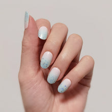 Load image into Gallery viewer, Buy Mermaid Ombré Glitter Premium Designer Nail Polish Wraps & Semicured Gel Nail Stickers at the lowest price in Singapore from NAILWRAP.CO. Worldwide Shipping. Achieve instant designer nail art manicure in under 10 minutes - perfect for bridal, wedding and special occasion.