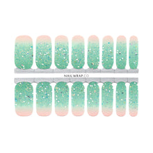 Load image into Gallery viewer, Buy Mermaid Ombré Glitter Premium Designer Nail Polish Wraps & Semicured Gel Nail Stickers at the lowest price in Singapore from NAILWRAP.CO. Worldwide Shipping. Achieve instant designer nail art manicure in under 10 minutes - perfect for bridal, wedding and special occasion.