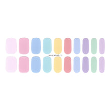 Load image into Gallery viewer, Buy Pastel Macaron (Semi-Cured Gel) Premium Designer Nail Polish Wraps & Semicured Gel Nail Stickers at the lowest price in Singapore from NAILWRAP.CO. Worldwide Shipping. Achieve instant designer nail art manicure in under 10 minutes - perfect for bridal, wedding and special occasion.