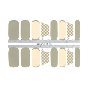 Buy Neutral Checkers Premium Designer Nail Polish Wraps & Semicured Gel Nail Stickers at the lowest price in Singapore from NAILWRAP.CO. Worldwide Shipping. Achieve instant designer nail art manicure in under 10 minutes - perfect for bridal, wedding and special occasion.