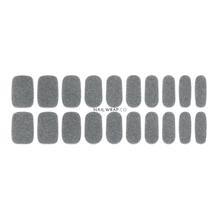 Load image into Gallery viewer, Buy Silver Glitter (Semi-Cured Gel) Premium Designer Nail Polish Wraps & Semicured Gel Nail Stickers at the lowest price in Singapore from NAILWRAP.CO. Worldwide Shipping. Achieve instant designer nail art manicure in under 10 minutes - perfect for bridal, wedding and special occasion.