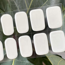 Load image into Gallery viewer, Buy Snow White (Semi-Cured Gel) Premium Designer Nail Polish Wraps & Semicured Gel Nail Stickers at the lowest price in Singapore from NAILWRAP.CO. Worldwide Shipping. Achieve instant designer nail art manicure in under 10 minutes - perfect for bridal, wedding and special occasion.