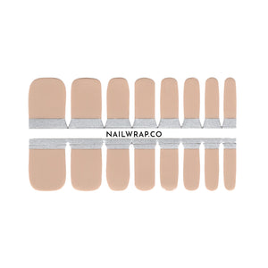 Buy Au Naturel (Pedicure) Premium Designer Nail Polish Wraps & Semicured Gel Nail Stickers at the lowest price in Singapore from NAILWRAP.CO. Worldwide Shipping. Achieve instant designer nail art manicure in under 10 minutes - perfect for bridal, wedding and special occasion.