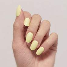 Load image into Gallery viewer, Buy Portofino Yellow (Solid) Premium Designer Nail Polish Wraps &amp; Semicured Gel Nail Stickers at the lowest price in Singapore from NAILWRAP.CO. Worldwide Shipping. Achieve instant designer nail art manicure in under 10 minutes - perfect for bridal, wedding and special occasion.