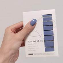 Load image into Gallery viewer, Buy Cornflower Blue (Solid) Premium Designer Nail Polish Wraps &amp; Semicured Gel Nail Stickers at the lowest price in Singapore from NAILWRAP.CO. Worldwide Shipping. Achieve instant designer nail art manicure in under 10 minutes - perfect for bridal, wedding and special occasion.
