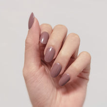 Load image into Gallery viewer, Buy Coffee Brown (Solid) Premium Designer Nail Polish Wraps &amp; Semicured Gel Nail Stickers at the lowest price in Singapore from NAILWRAP.CO. Worldwide Shipping. Achieve instant designer nail art manicure in under 10 minutes - perfect for bridal, wedding and special occasion.