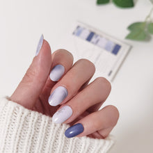 Load image into Gallery viewer, Buy Kianna Mist Premium Designer Nail Polish Wraps &amp; Semicured Gel Nail Stickers at the lowest price in Singapore from NAILWRAP.CO. Worldwide Shipping. Achieve instant designer nail art manicure in under 10 minutes - perfect for bridal, wedding and special occasion.
